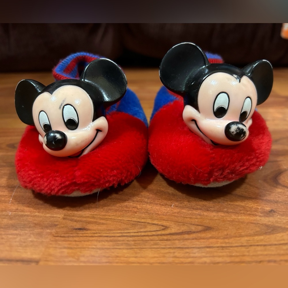 Vintage Mickey Mouse Slippers